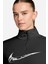 Dri-Fit Swoosh Mid Kadın Siyah Çeyrek Fermuar Kadın Spor Sweatshrit 3