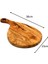 Ahşap Damla Kesme Doğrama Ve Sunum Tahtası Zeytin Ağacı – 38 Cm 3