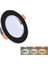 7W 3renkli(Beyaz, Gün Işığı, Ikisi Bir Arada) Siyah Gaold/krom LED Spot Lamba-2 Adettir 3