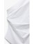 Pamuklu Drape Detaylı Asimetrik Tek Omuz Bluz 5