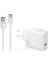 Auris 120 Watt USB To Type C Yüksek Hızlı Şarj Aleti Seti 120 W USB Başlık + Type C Kablo Saliseli 2