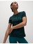 Desenli V-Yaka Fit Kesim T-Shirt 1