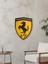 Ferrarı Logo 50 x 50 cm Ferrarı Araba Logosu | Ferrarı Marka Logosu | 3D Ferrarı Logo 1