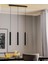 Mylights Üçlü Siyah Spor Modern LED Avize Masa Üstü Sıralı Ampul Dahildir LED Avize 1