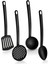 15 Parça Teflon Plastik Mutfak Kepçe Seti; Kaşık, Kevgir, Spatula Izgara, Makarna Maşası, Kaşıklık, 3