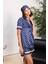 Laci Saten Biyeli Kadın Pijama Şort Takımı 1325 2