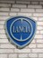 Lancıa Logo 50 x 50 cm Lancıa Araba Logosu | Lancıa Marka Logosu | 3D Lancıa Logo 3