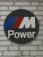 Mpower Logo 50 x 50 cm Mpower Araba Logosu | Mpower Marka Logosu | 3D Mpower Logo 3