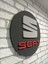 Seat Logo 50 x 50 cm Seat Araba Logosu | Seat Marka Logosu | 3D Seat Logo 1