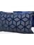 30 x 50 Geometrik Desen Lacivert Dekoratif Kırlent 2