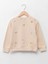 Bisiklet Yaka Nakışlı Uzun Kollu Kız Çocuk Sweatshirt 1