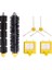Irobot Roomba 510 530 535 550 560 570 580 Uyumlu Yedek Yenileme Seti Ana Fırça Hepa Filtre Yan Fırça 6 Parça 1