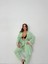 Kolucu Püskül Kimono Takım - Mint 3