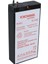 Yh-42.3 4 Volt - 2.3 Amper Kuru Akü (50 x 100 x 22 Mm) 1