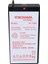 Yh-42.3 4 Volt - 2.3 Amper Kuru Akü (50 x 100 x 22 Mm) 3