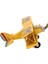 Dekoratif Metal Uçak Çift Kanatlı 5