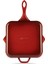 Hskgtv 2828 Kare Grill Döküm Tava 28X28 cm Yardımcı Kulplu Kırmızı 4