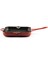 Hskgtv 2828 Kare Grill Döküm Tava 28X28 cm Yardımcı Kulplu Kırmızı 5