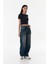 Basic Bisiklet Yaka Crop Tişört 3