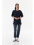 Basic Oversize Bisiklet Yaka Tişört 2