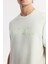 Erkek Su Yeşili Bisiklet Yaka Baskılı Bi Stretch Interlok T-shirt A51y1044 2