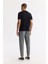 Erkek Siyah Bisiklet Yaka Baskılı Bi Stretch Interlok T-shirt A51y1135 4