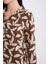 Loose Fit Desenli Uzun Kollu Gömlek Tunik T0609AZ25SP 4