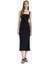 Bodycon Vücudu Saran Basic Düz Kare Yaka Askılı Maxi Elbise C5027AX25SP 2