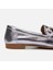 01AYH306740A210 Deri Lame Kadın Tokalı Loafer 3