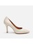 01AYH304180A400 Deri Ekru Kadın Stiletto 1