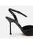 01AYH307500A100 SIYAH Kadın Taşlı Stiletto 5