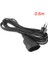Avrupa 90 Derece Erkek Fiş - Dişi Soket Güç Uzatma Kablosu Pc Bilgisayar Pdu (0.6m) (Yurt Dışından) 4
