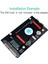 M.2 Key M Adaptörü M.2 Key M Nvme Ssd'den SFF-8639(U.2) Adaptörü 2230/2242/2260/2280 SSD Için Isı Emici ile (Yurt Dışından) 4