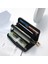 Bayanlar Cüzdanı Çift Çekme Basit ve Şık Çift Fermuarlı Clutch Kart Tutucu (Yurt Dışından) 3