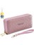 Cüzdan Kadın Uzun Bilek Kayışı Clutch Çift Fermuarlı Büyük Kapasiteli Cep Telefonu Çantası (Yurt Dışından) 1