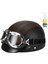 Kask Dört Mevsim Tramvay Yarı Kask Hafif Deri Kask Bisiklet Sürme Kask (Yurt Dışından) 1