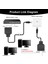 Lan Ethernet Adaptörü RJ45 Erkek 2 Dişi Ayırıcı RJ45 1'den 2'ye Ethernet Lan Ağ Adaptörü Kablosu (Yurt Dışından) 3