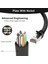 Lan Ethernet Adaptörü RJ45 Erkek 2 Dişi Ayırıcı RJ45 1'den 2'ye Ethernet Lan Ağ Adaptörü Kablosu (Yurt Dışından) 4