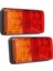 2 Adet 12V 10LED Su Geçirmez Kamyon Römork Kamyon Arka Lambası Araba Dönüş Sinyali Fren Arka Stop Lambası Tekne Rv Kampçı Göstergesi (Yurt Dışından) 1