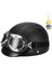 kask Dört Mevsim Tramvay Yarı Kask Hafif Deri Kask Bisiklet Sürme Kask (Yurt Dışından) 1