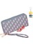 Cüzdan Kadın Uzun Cep Telefonu Çantası Moda Büyük Kapasiteli Çift Fermuarlı Clutch Kart Tutucu (Yurt Dışından) 1