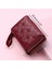 Kadın Cüzdan Kısa, Basit Aşk Işlemeli Üç Çanta Kart Çantası Çok Kart Cüzdan (Yurt Dışından) 2