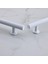 10 Adet Doruk Beyaz Metal Kulp 96 mm-9.6 cm Mobilya Çekmece Mutfak Dolabı Dolap Beyaz 4