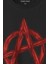 Siyah Tişört Anarşi Vintage Logo Symbol Anarchy Baskılı Regular Fit T-Shirt 2