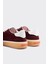 Morpy Bordo Süet Deri Kadın Sneaker 2