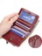 Bayanlar Kısa Cüzdan Çoklu Kart Yuvası Boş Para Cüzdanı Moda Çok Yönlü Fermuarlı Kart Tutucu (Yurt Dışından) 4