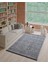 Paradis Halı Yıkanabilir Gri Renk Pixel Model Şönil Kilim 1