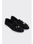 Yello Siyah Süet Deri Kadın Loafer 3