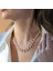 Sıra Incili Rose Gold Trend Gümüş Kolye 1