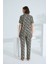 Bambu Kısa Kollu Yazlık Kadın Pijama Takımı 73374 4
